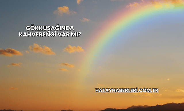 Gökkuşağında Kahverengi Var mı?