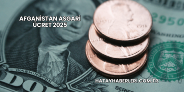 Afganistan Asgari Ücret 2025