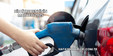 Bir Litre Benzinin Maliyeti 2025