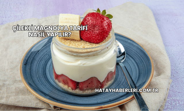 Çilekli Magnolya Tarifi Nasıl Yapılır?