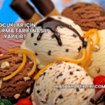 Çocuklar İçin Dondurma Tarifi Nasıl Yapılır?