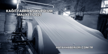 Kağıt Fabrikası Kurulum Maliyeti 2025