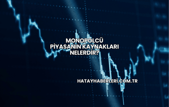 Monopolcü Piyasanın Kaynakları Nelerdir?