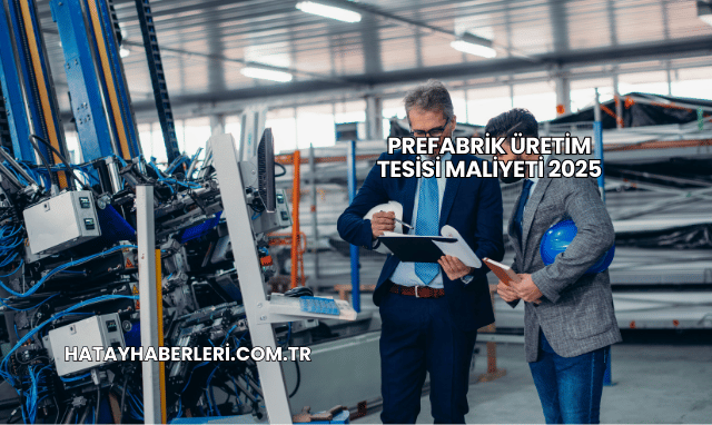 Prefabrik Üretim Tesisi Maliyeti 2025
