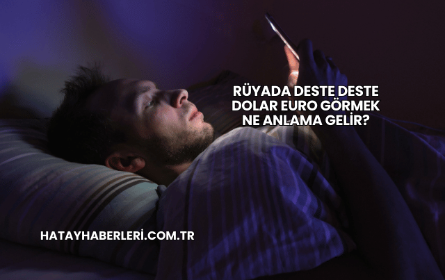 Rüyada Deste Deste Dolar Euro Görmek Ne Anlama Gelir?