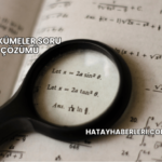 YGS Kümeler Soru Çözümü