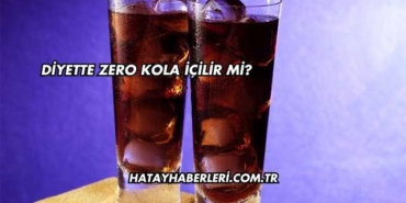 Diyette Zero Kola İçilir mi?