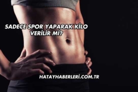Sadece Spor Yaparak Kilo Verilir mi?